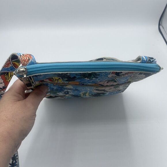 Oslo Comic Strip Crossbody Handbag And Matching Wallet - Picture 15 of 16